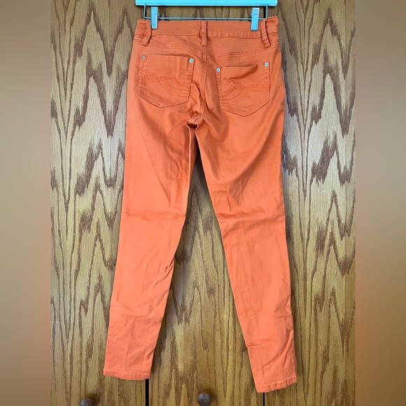 Signature Studio Orange Ankle Skinny Jeans - Picture 2 of 4